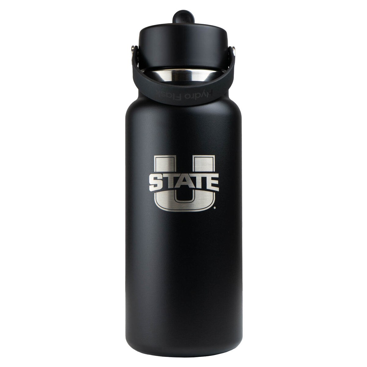 U-State Straw Cap Hydro Flask - 32 Oz. Black